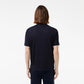 MEN'S COTTON CONTRAST PRINT & BADGE T-SHIRT Men - Blue - Lacoste - T-Shirts