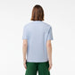 MEN'S COTTON CONTRAST PRINT & BADGE T-SHIRT Men - Blue - Lacoste - T-Shirts