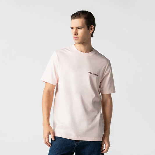 VIERSTURS T-SHIRT MEN PINK monastery