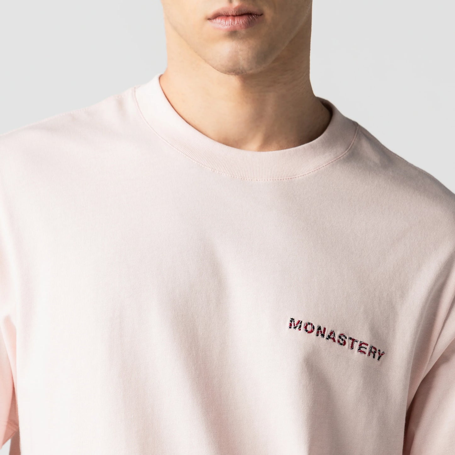 VIERSTURS T-SHIRT MEN PINK monastery