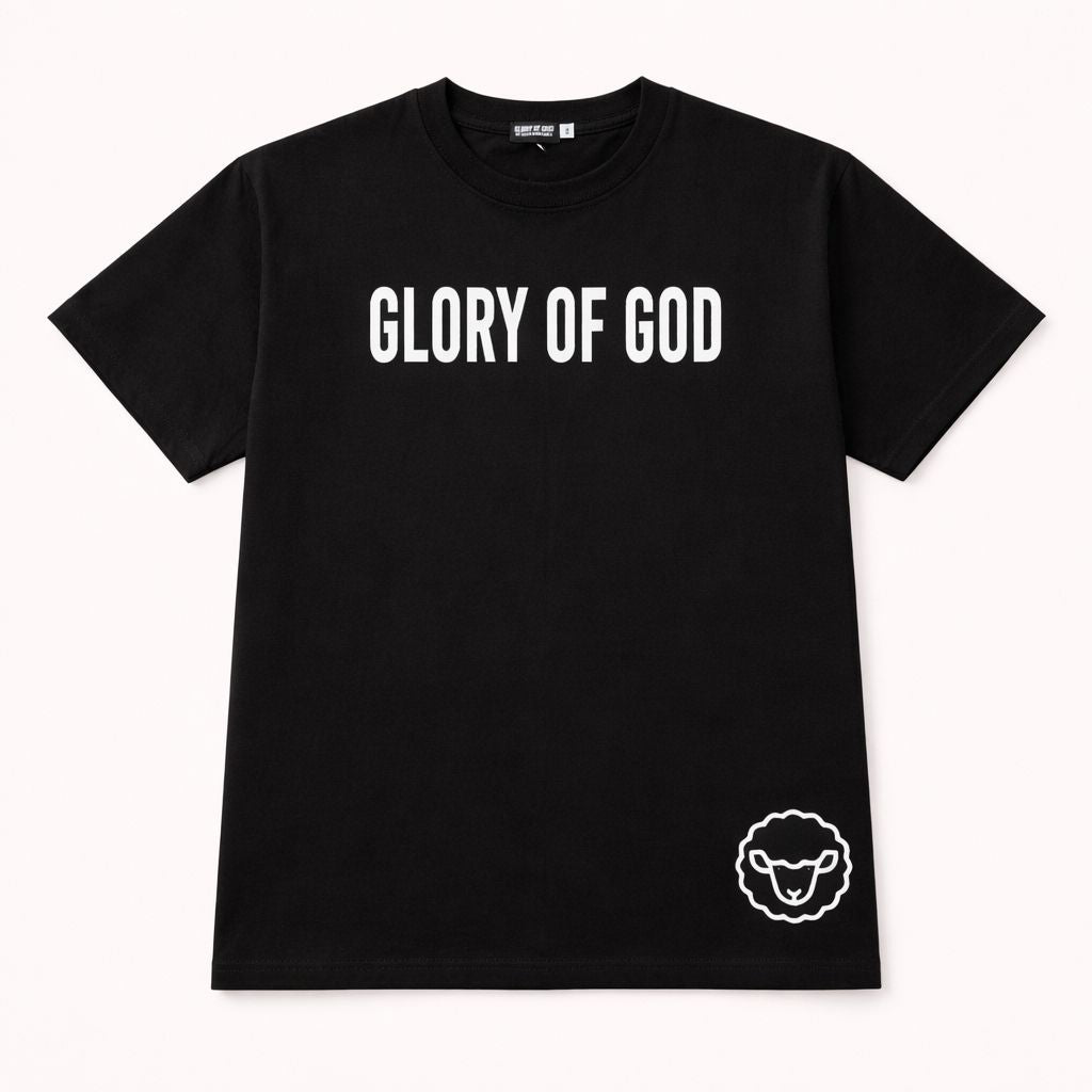 Glory of God Tshirt Black and white