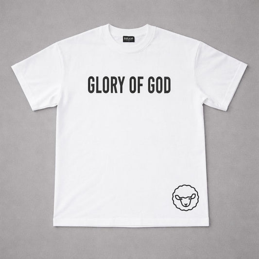 Glory of god tshirt white and black