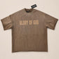 Glory of God – Oversized Washed Tee brown