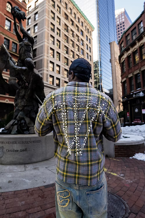 WDS-2W001A PEARL VISION GREEN WOVEN SHIRT