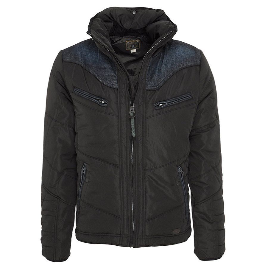 DIESEL WENNO PUFFA JACKET IN BLACK