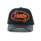 Gold Star Hustle Black Orange Log