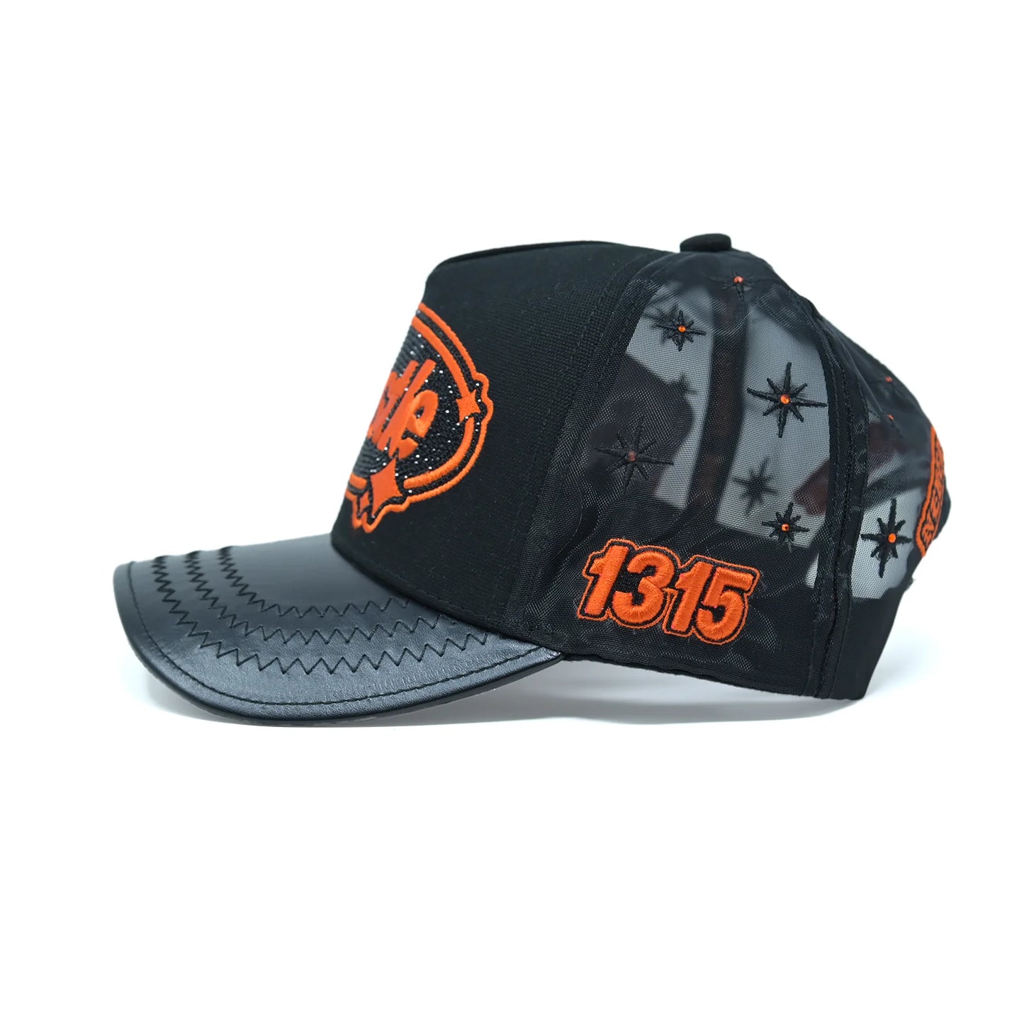 Gold Star Hustle Black Orange Log