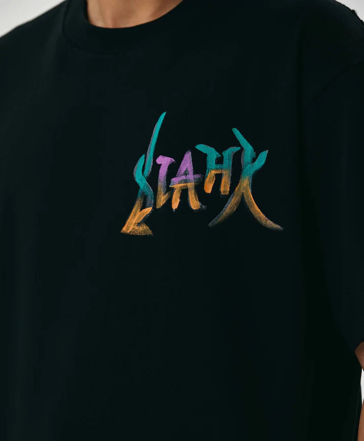 Blahk Colors Spectrum Script Tee