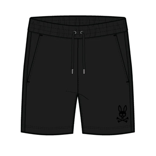 Psycho Bunny Oscar French Terry Sweatshort Black