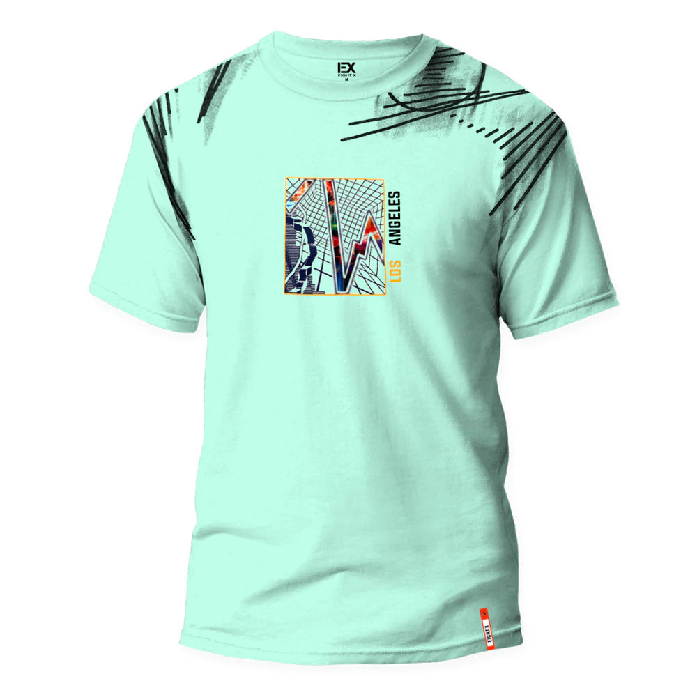 T-Shirt LA Boom EX Street - Verde Menta