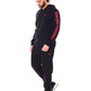 SERGIO TACCHINI BLACK/TANGO RED SWEATPANTS