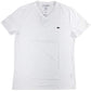 Lacoste Mens Short Sleeve V-Neck Pima Cotton Jersey T-Shirt