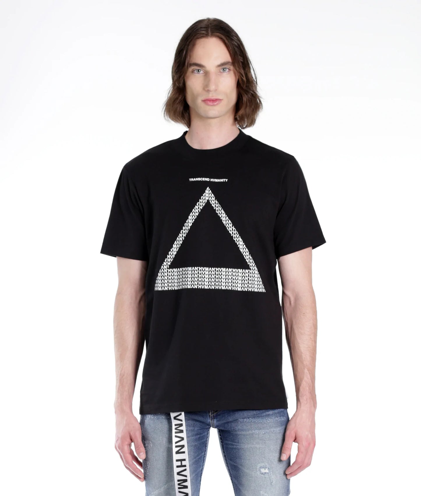 NOVEDAD CAMISETA TRIANGULO TRANSCEND HVMANITY EN NEGRO