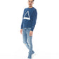 CREW SWEATSHIRT IN CLASSIC BLUE