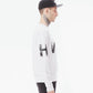 SUDADERA DE CUELLO REDONDO EN BLANCO