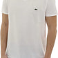 Lacoste Mens Short Sleeve V-Neck Pima Cotton Jersey T-Shirt