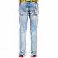 ROCKER SLIM BELTED STRETCH IN VAPOR
