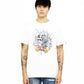 CAMISETA S/C CREW "CYBORG" EN BLANCO 