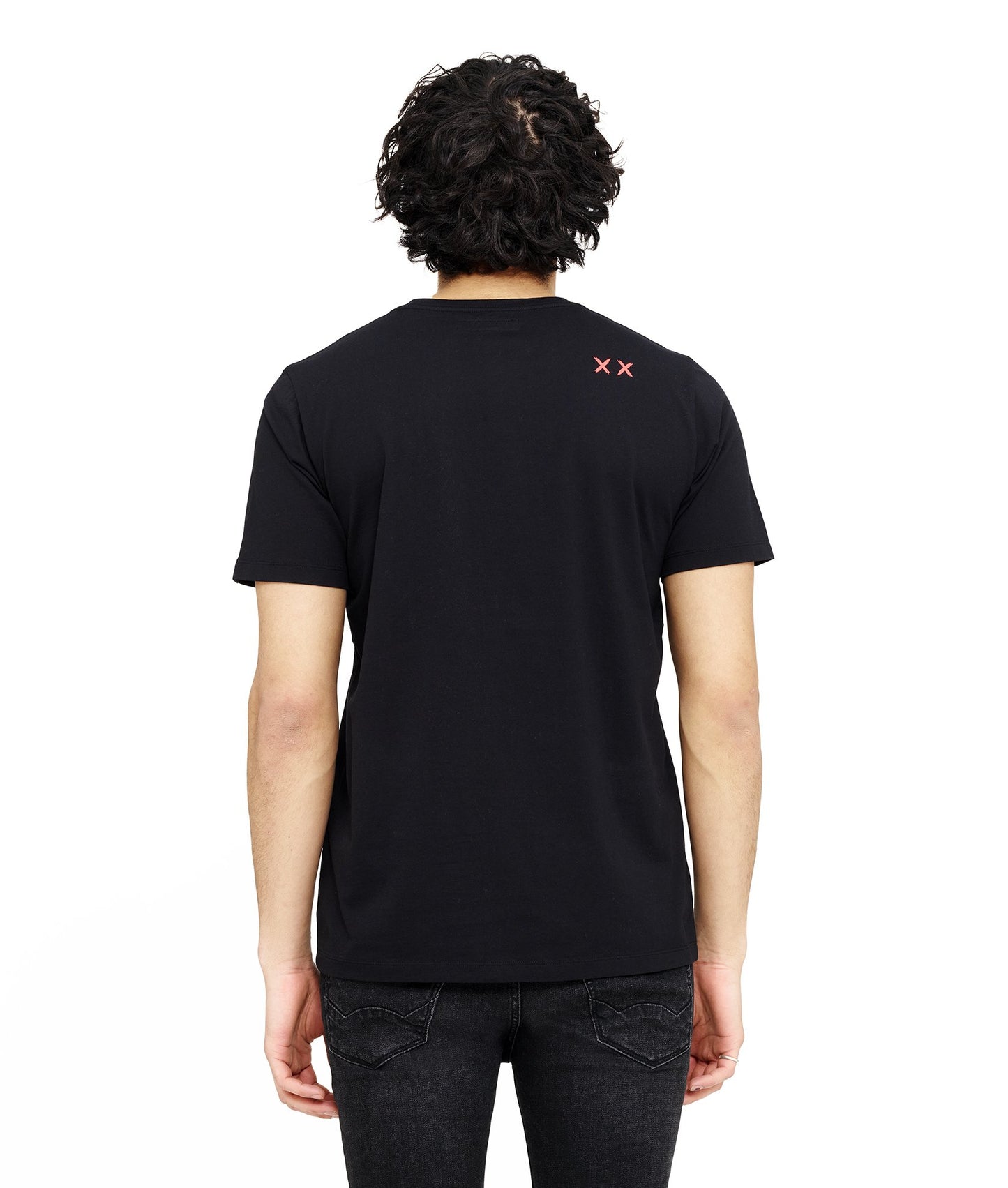 S/S CREW T "TRANSFORM" IN BLACK