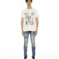 PUNK SUPER SKINNY STRETCH W/ WHITE BELT IN BASIL