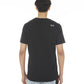 CAMISETA MANGA CORTA CUELLO REDONDO "POLLACK" EN NEGRO 
