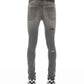 PUNK SUPER SKINNY STRETCH W/ WHITE BELT IN CANTEEN