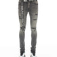 PUNK SUPER SKINNY STRETCH W/ WHITE BELT IN CANTEEN