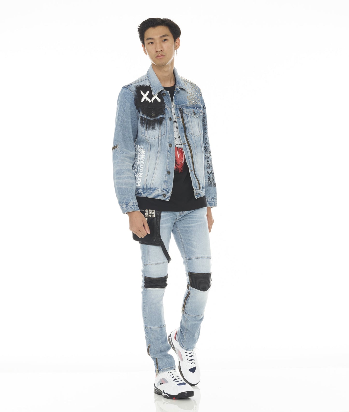 TYPE V JACKET WITH ZIPPER FRONT & ZIP ELBOW IN POLLOCK