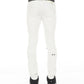 PUNK SUPER SKINNY STRETCH /w CINTURÓN EN GRUNDGE BLANCO 