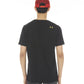 CAMISETA MANGA CORTA CUELLO REDONDO "JAM" EN NEGRO 