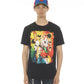 CAMISETA MANGA CORTA CUELLO REDONDO "JAM" EN NEGRO 
