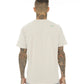 SHORT SLEEVE CREW NECK TEE "BAD BOY MICK"' IN SILVER GREY
