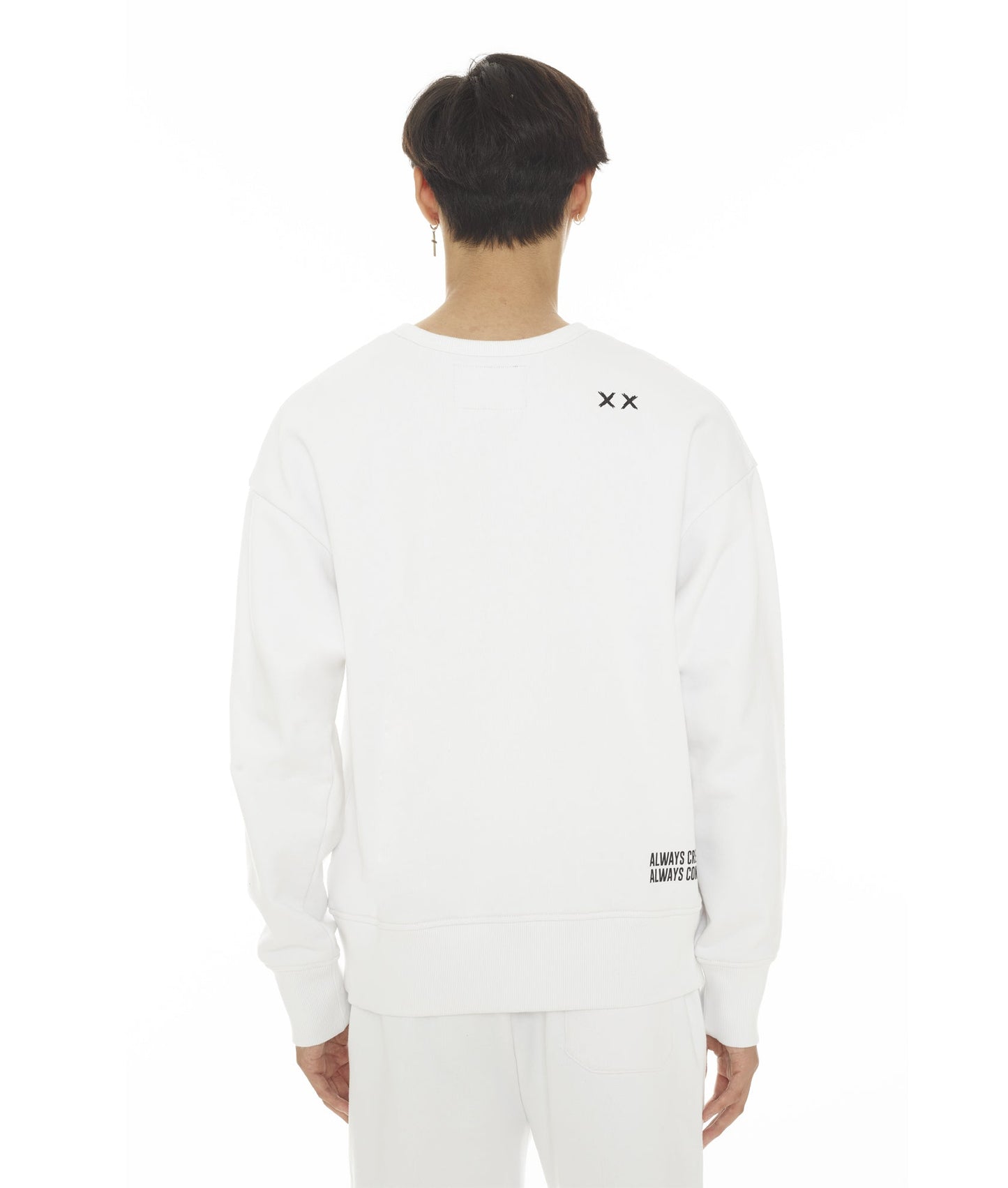 POLAR CUELLO REDONDO EN BLANCO 