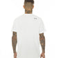 T-SHIRT BRUSHED SHIMUCHAN LOGO SHORT SLEEVE CREW NECK TEE IN WHITE