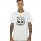 T-SHIRT BRUSHED SHIMUCHAN LOGO SHORT SLEEVE CREW NECK TEE IN WHITE