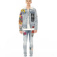 TYPE III DENIM JACKET DOUBLE WAISTBAND IN ACID