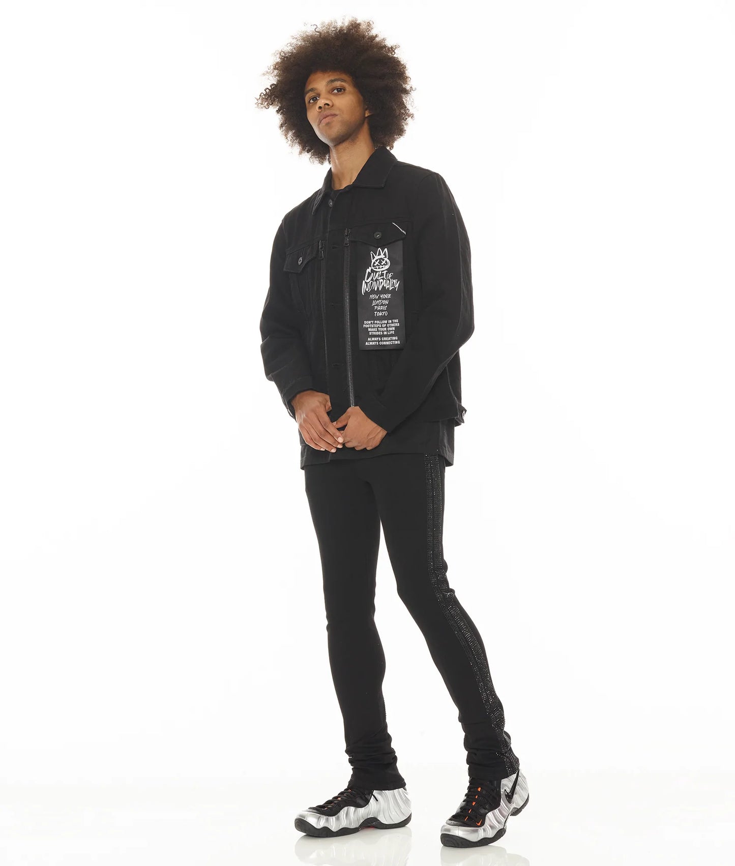 TYPE II DENIM JACKET IN CRYSTAL