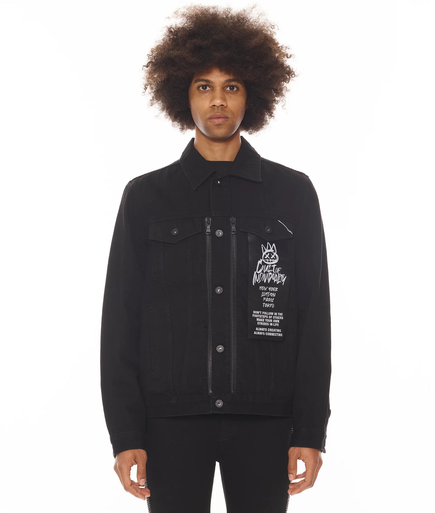 TYPE II DENIM JACKET IN CRYSTAL