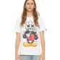 CAMISETA MANGA CORTA CUELLO REDONDO "SMOKING SHIMUCHAN" EN BLANCO 