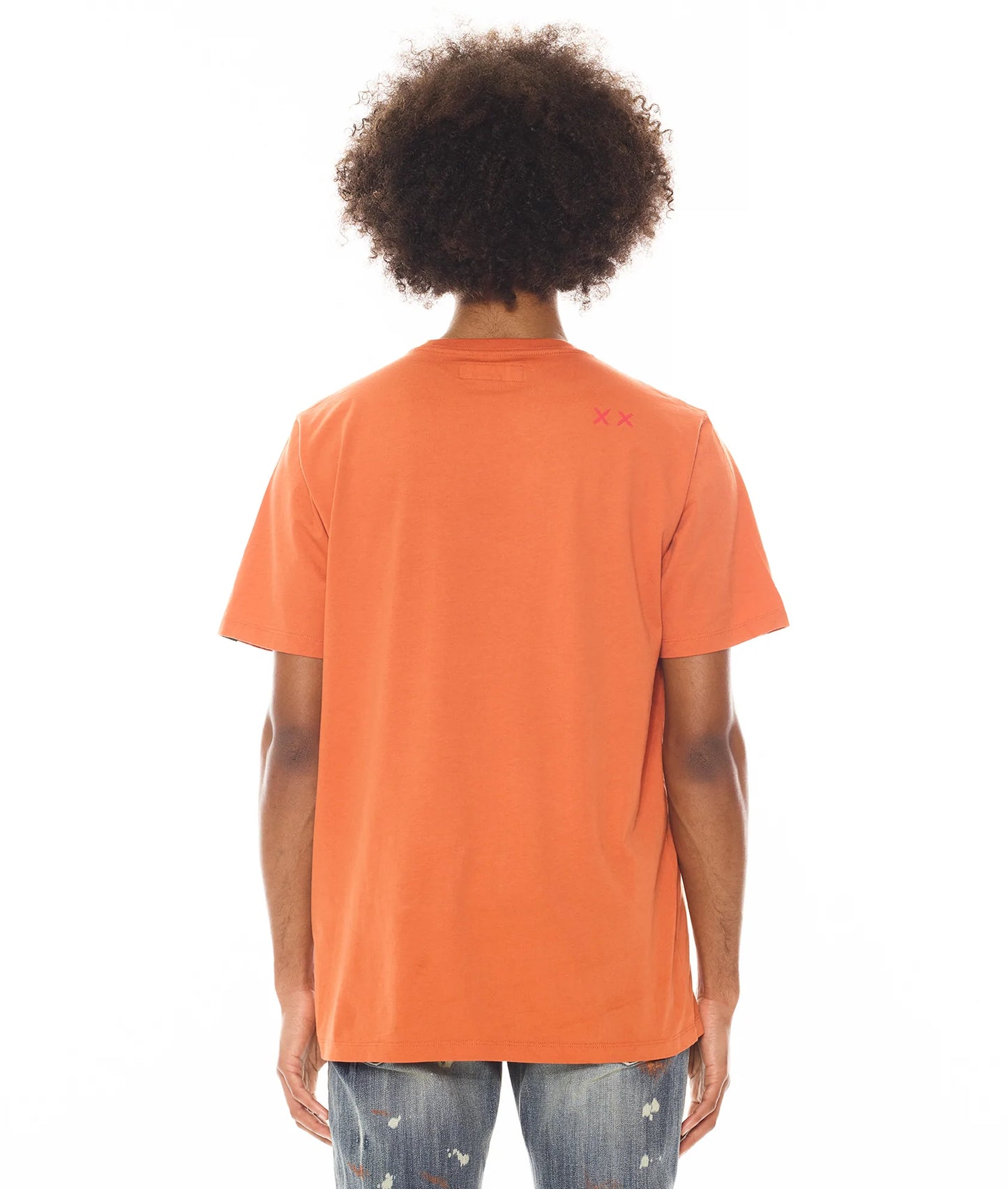 SHORT SLEEVE CREW NECK TEE "F**K FOREVER" "SEX PISTOLS" IN ARABESQUE