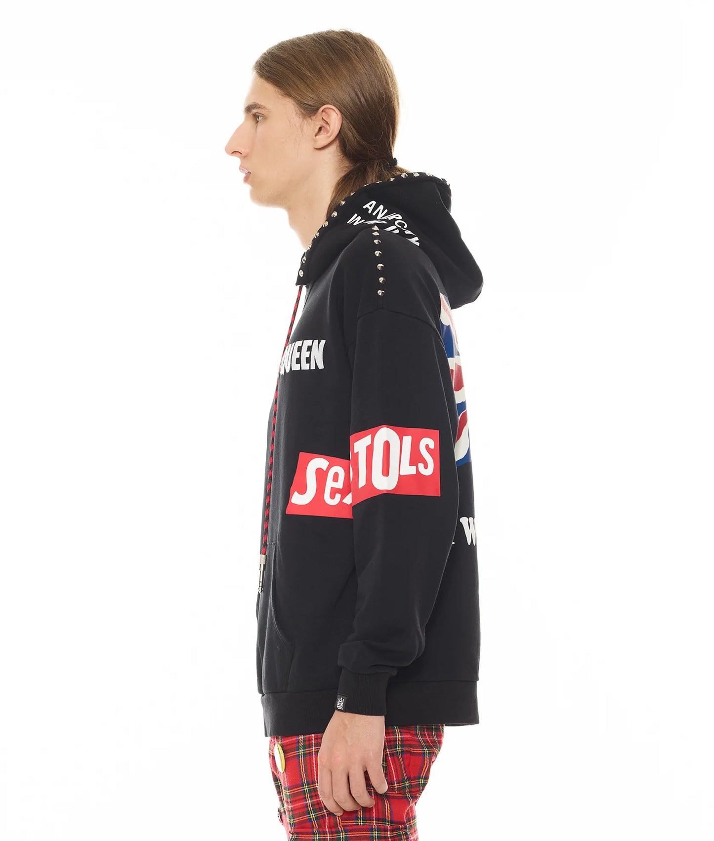 NOVELTY PULLOVER HOODY SWEATSHIRT "SEX PISTOLS"