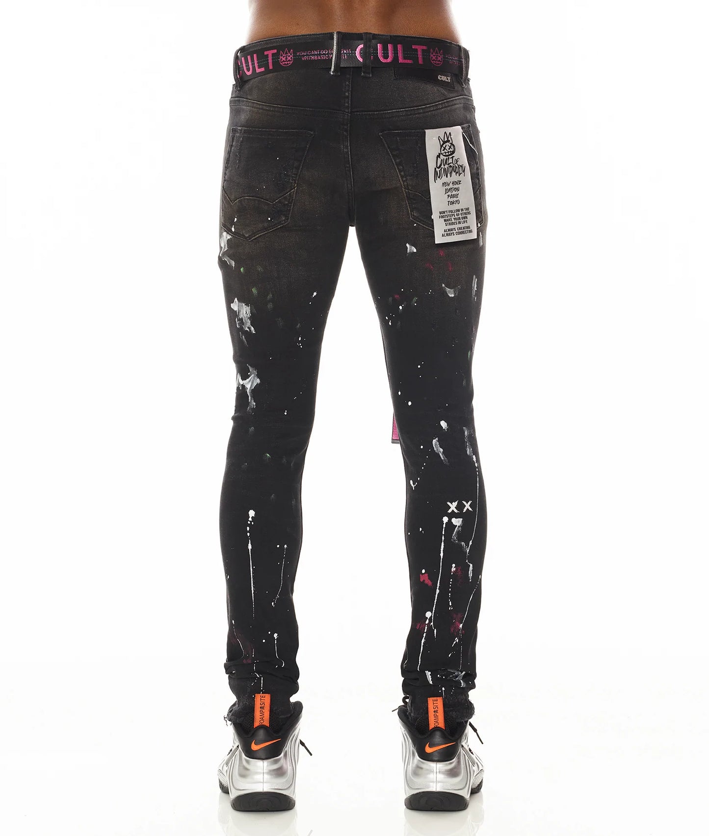 PUNK SUPER SKINNY IN CAVIAR