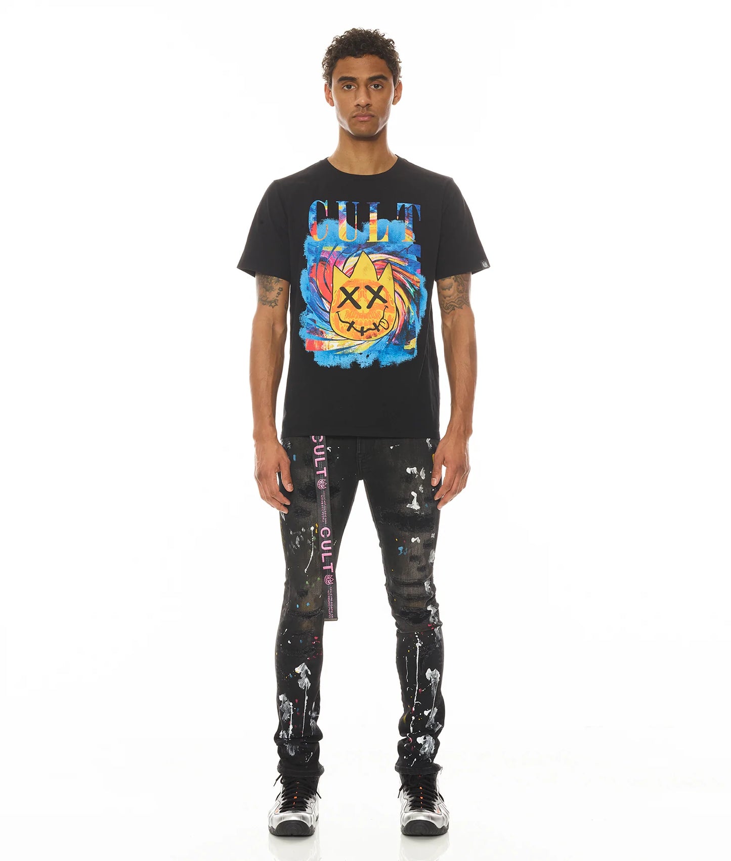 PUNK SUPER SKINNY IN CAVIAR
