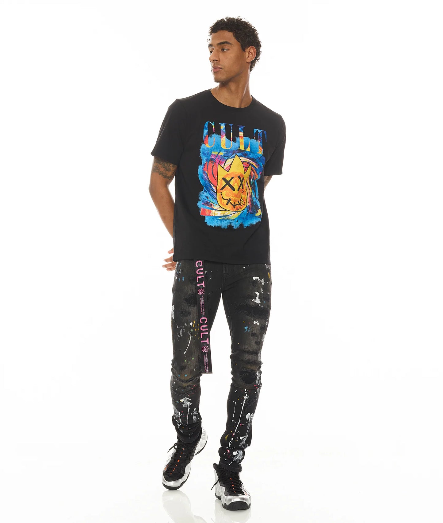 PUNK SUPER SKINNY IN CAVIAR