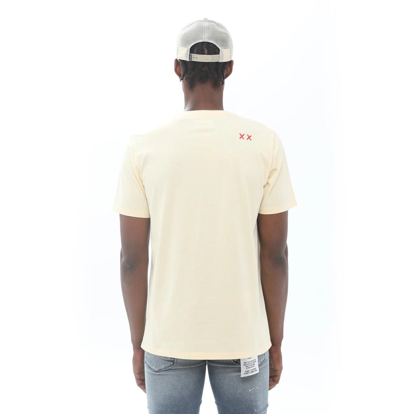 CAMISETA MANGA CORTA CUELLO REDONDO "MARLEY LEGEND" EN BLANCO INVIERNO 