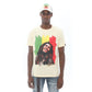CAMISETA MANGA CORTA CUELLO REDONDO "MARLEY LEGEND" EN BLANCO INVIERNO 
