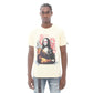 SHORT SLEEVE CREW NECK TEE "SHIMU-LISA" IN CREAM
