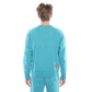 CREW NECK FLEECE IN TILE BLUE