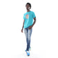 3D CLEAN SHIMUCHAN LOGO SHORT SLEEVE CREW NECK TEE IN TILE BLUE