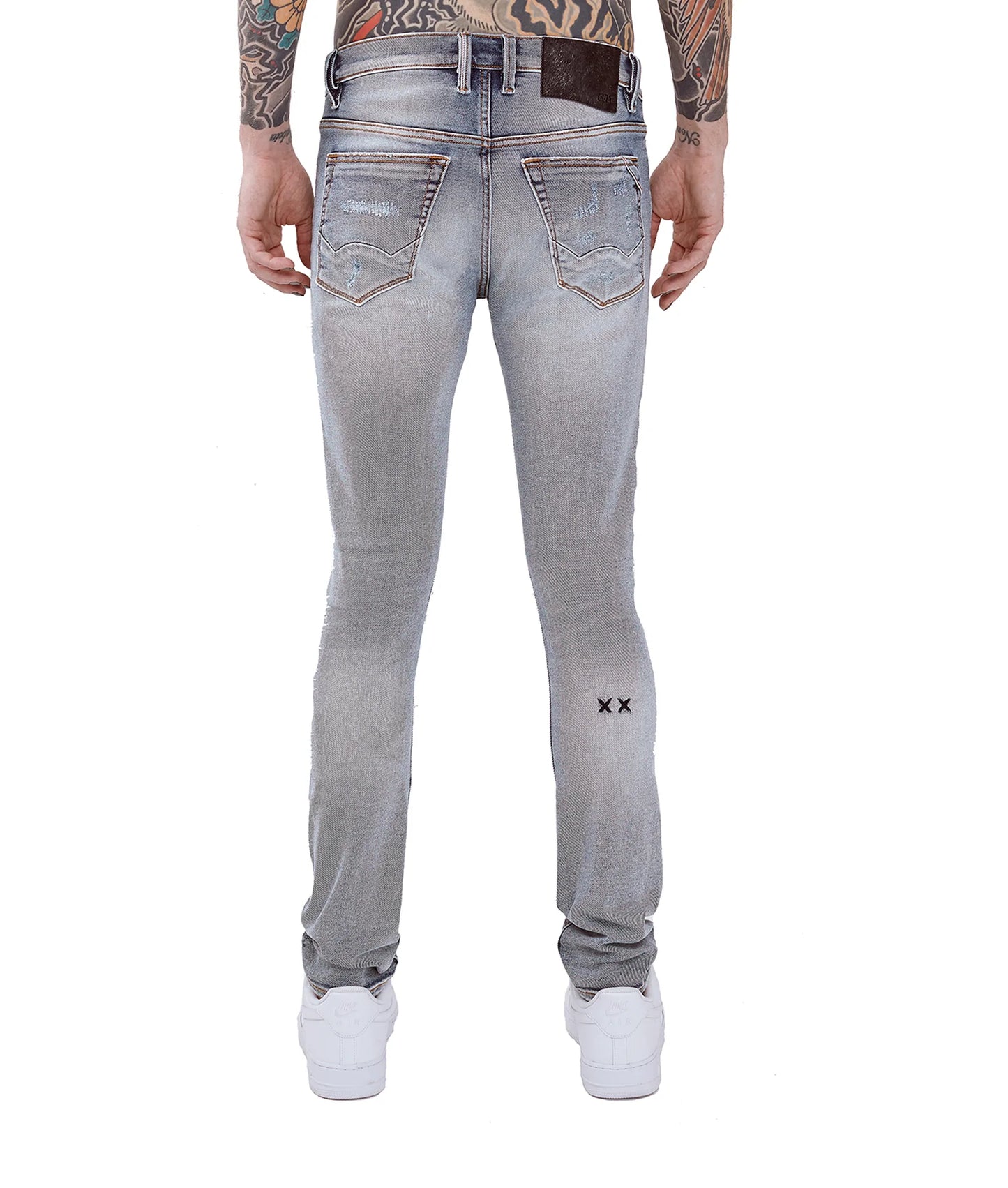 PUNK SUPER SKINNY STRETCH IN BLEACH